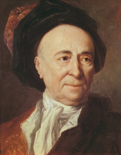 Bernard le Bovier de Fontenelle (detail) by Nicolas de Largillière